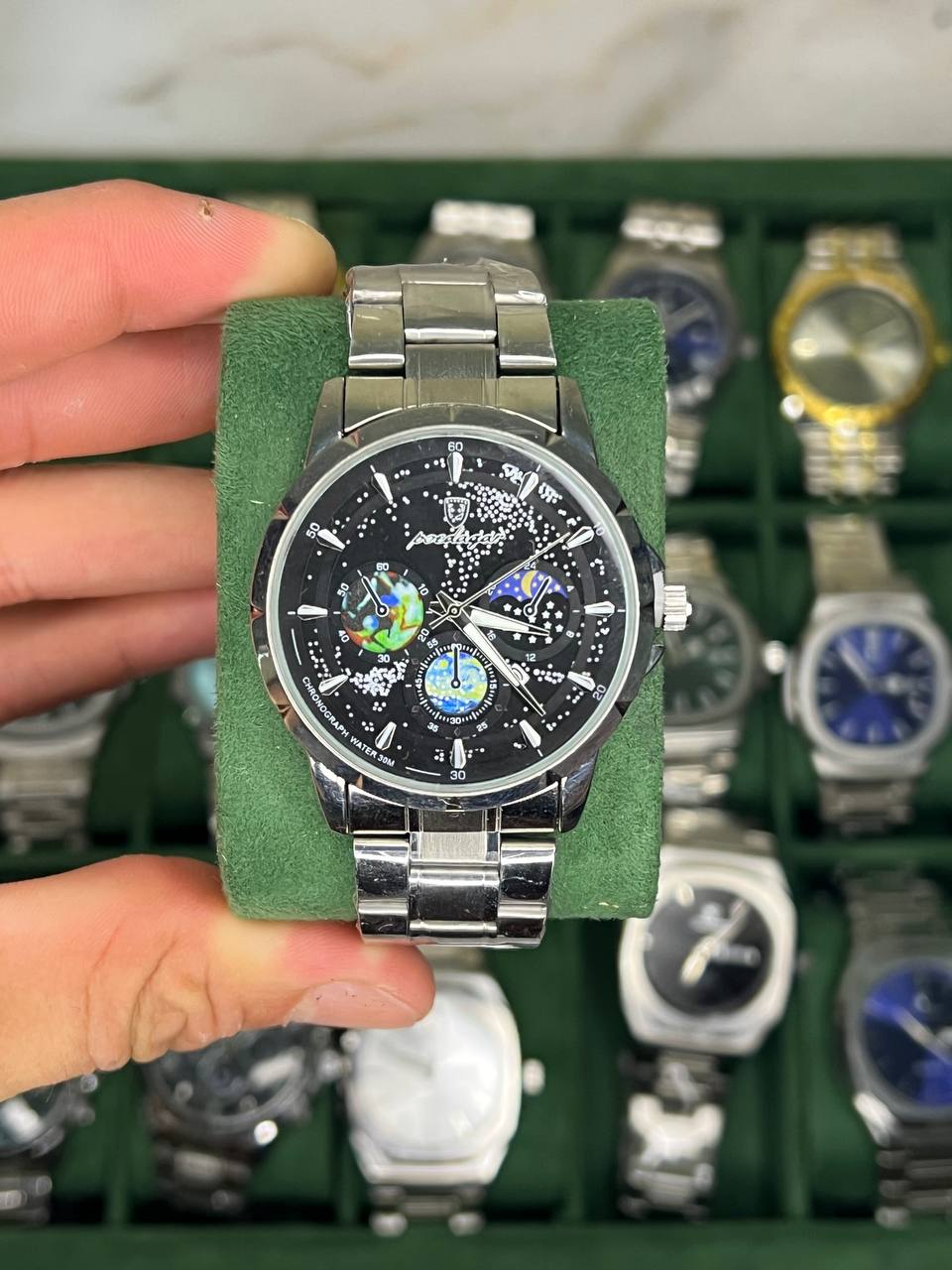 Montre POEDAGAR Galaxie Chronographe