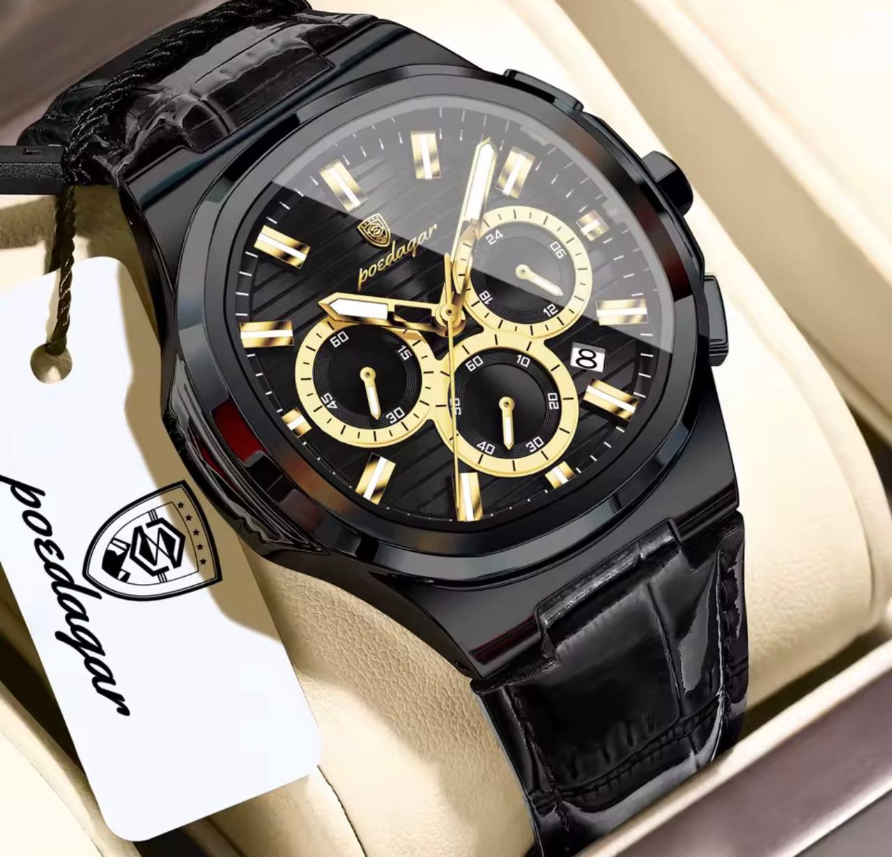 Montre Chronographe Poedagar Elite
