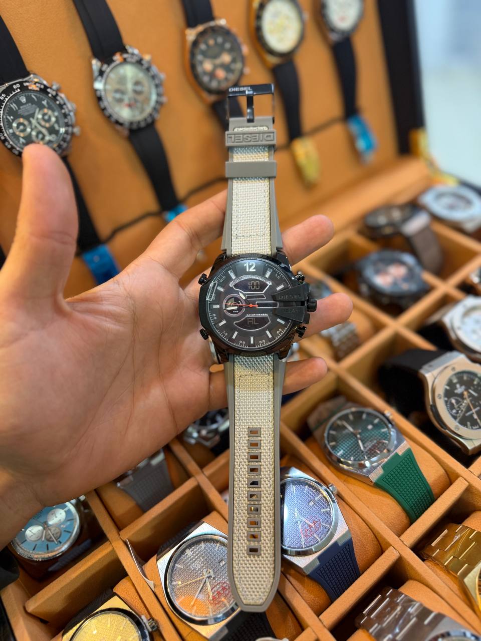 Montre Diesel Double Affichage Grand Format