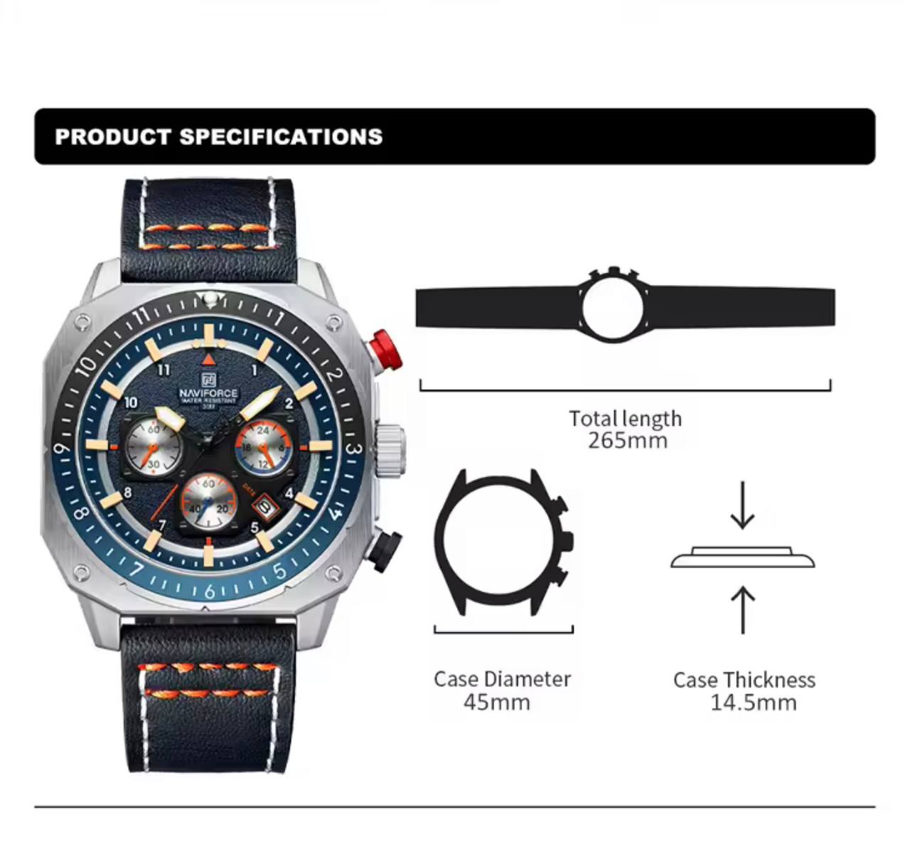 Montre Naviforce Chronographe Sport