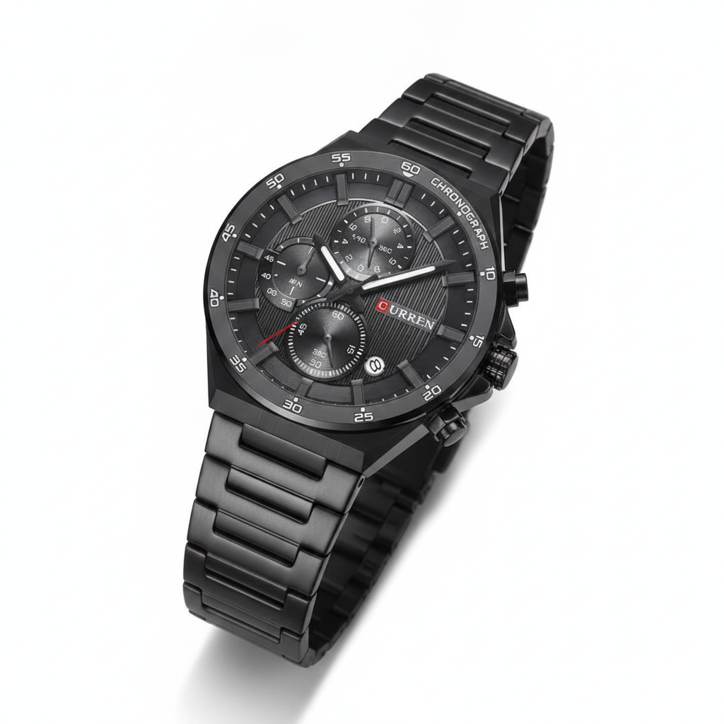 Montre Curren Chronographe Acier Inoxydable