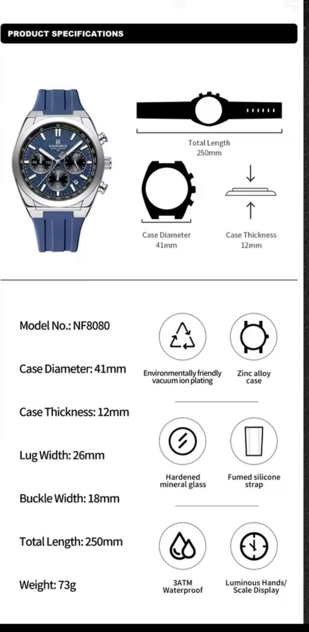 Montre Naviforce Chronographe Sport