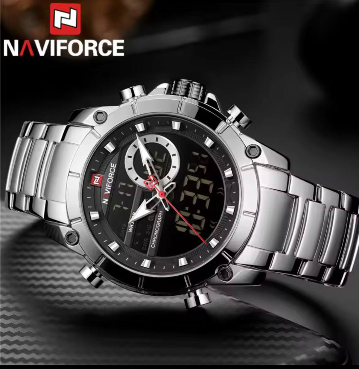 Montre Naviforce Chronographe Double Affichage