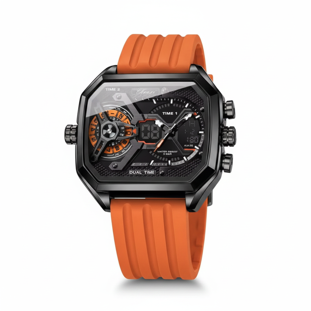 Montre Chenxi Dual Time Sport