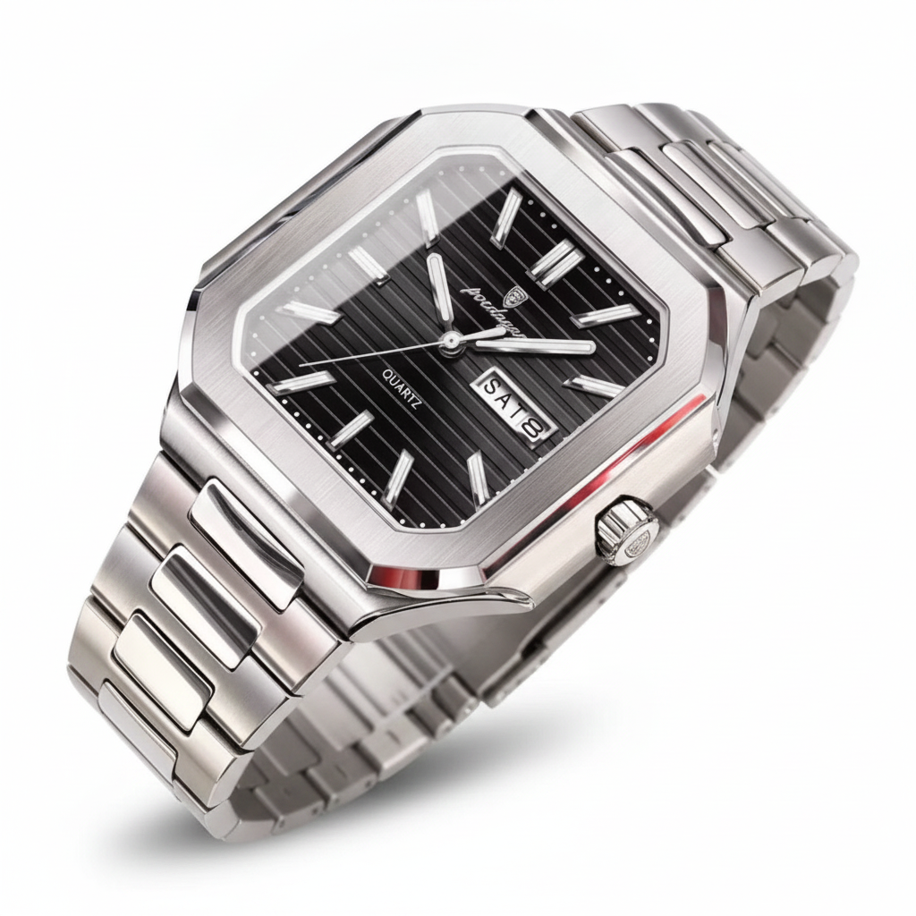 Montre Poedagar Carrée Élégante