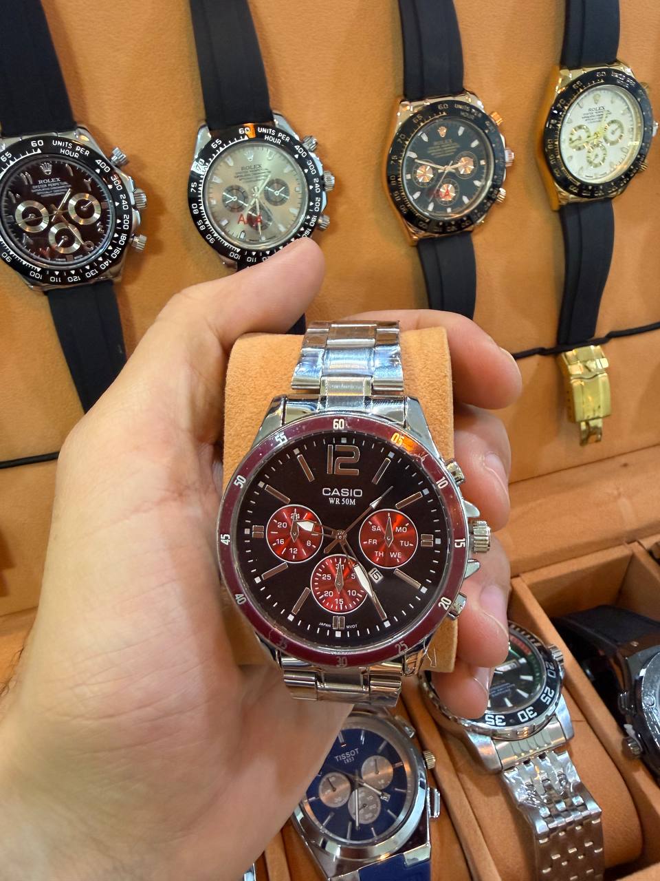 Montre Casio Chronographe Acier Inoxydable