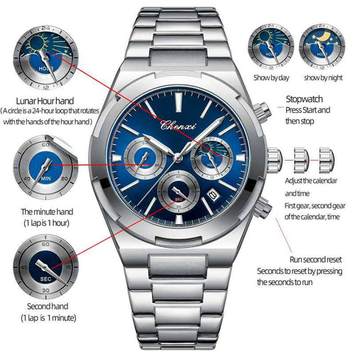 Montre Chenxi Chronographe (Homme)