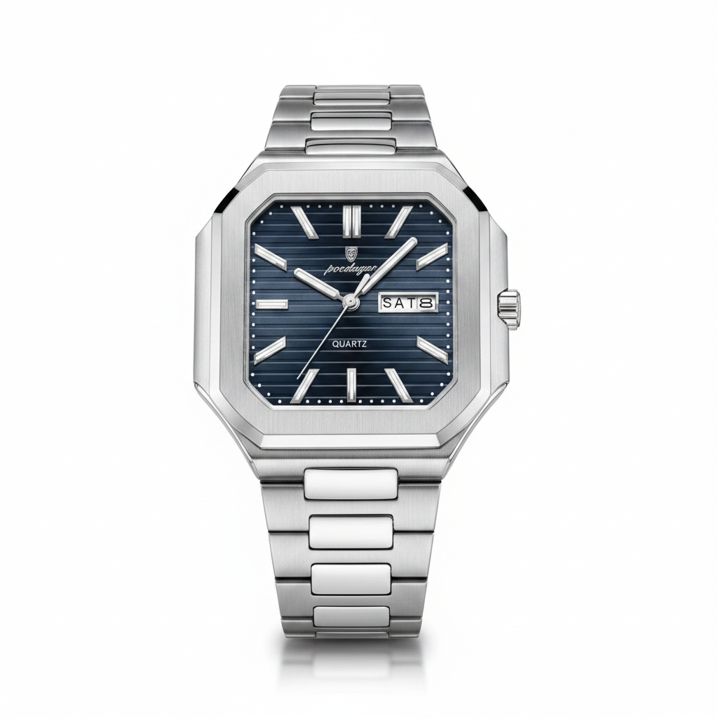 Montre Poedagar Carrée Élégante