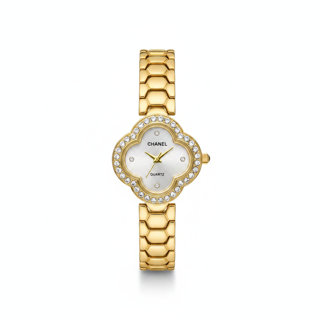 Montre Femme Chanel Trèfle Cristaux
