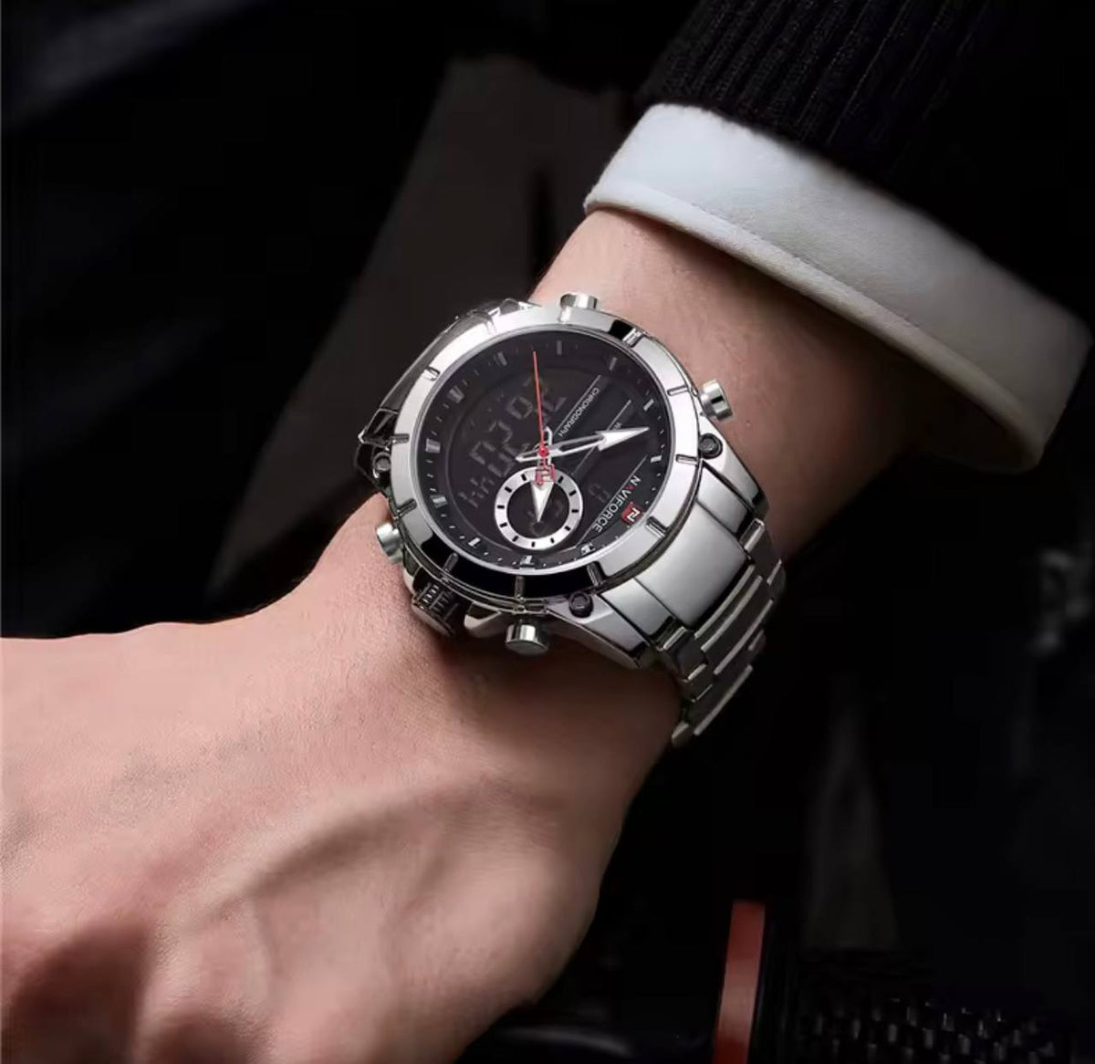 Montre Naviforce Chronographe Double Affichage