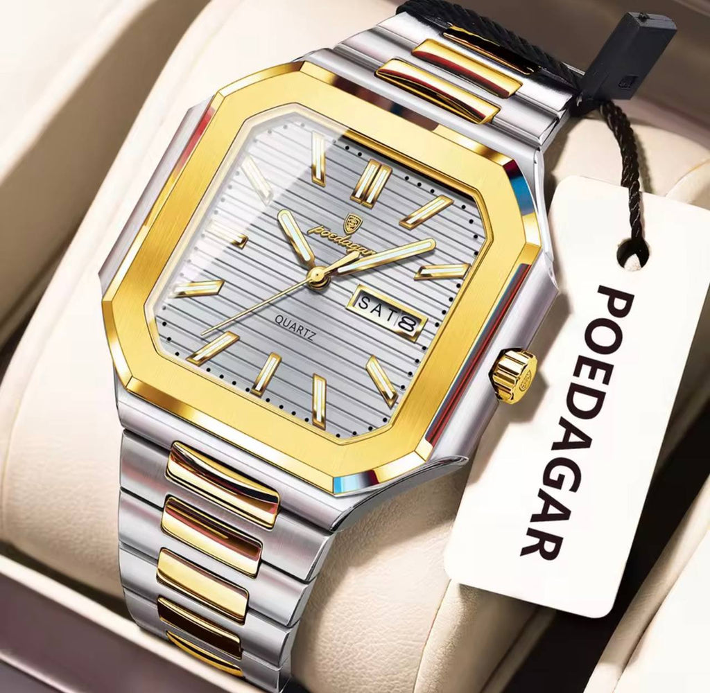 Montre Poedagar Carrée Élégante