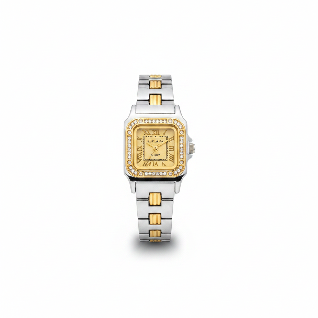Montre Femme Élégante Sertie de Strass