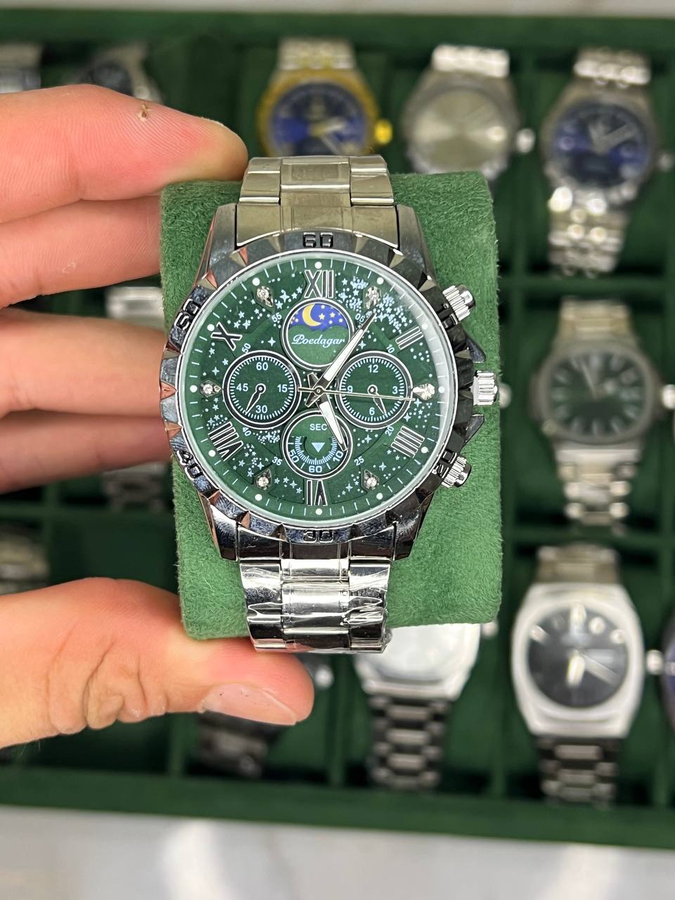Montre Poedagar Chronographe Céleste