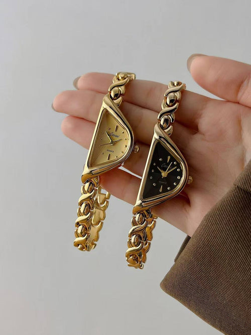 Montre Cacaxi Design Triangle Doré