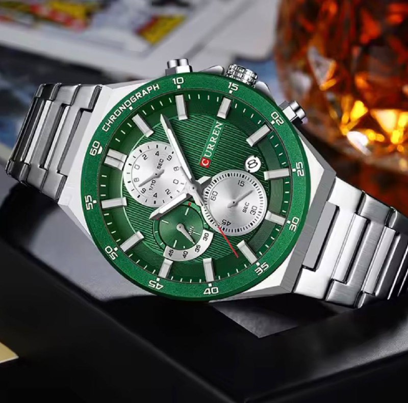 Montre Curren Chronographe Acier Inoxydable