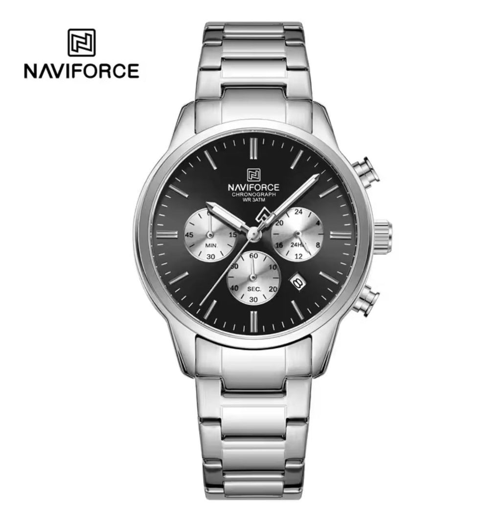 Montre Chronographe Naviforce Acier Inoxydable