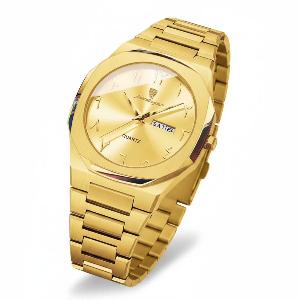 Montre Poedagar Octogonale Acier Inoxydable