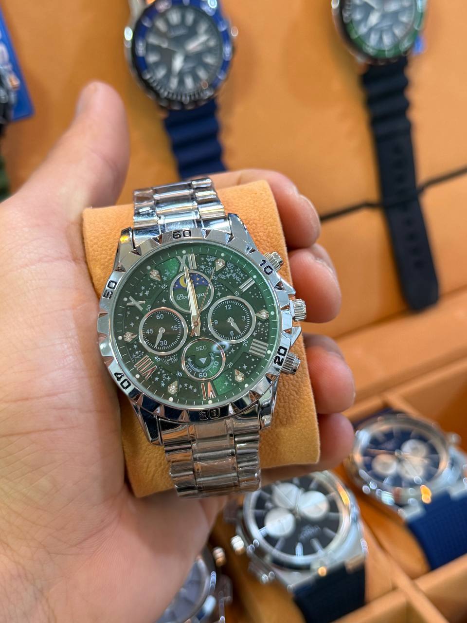 Montre Poedagar Chronographe Céleste