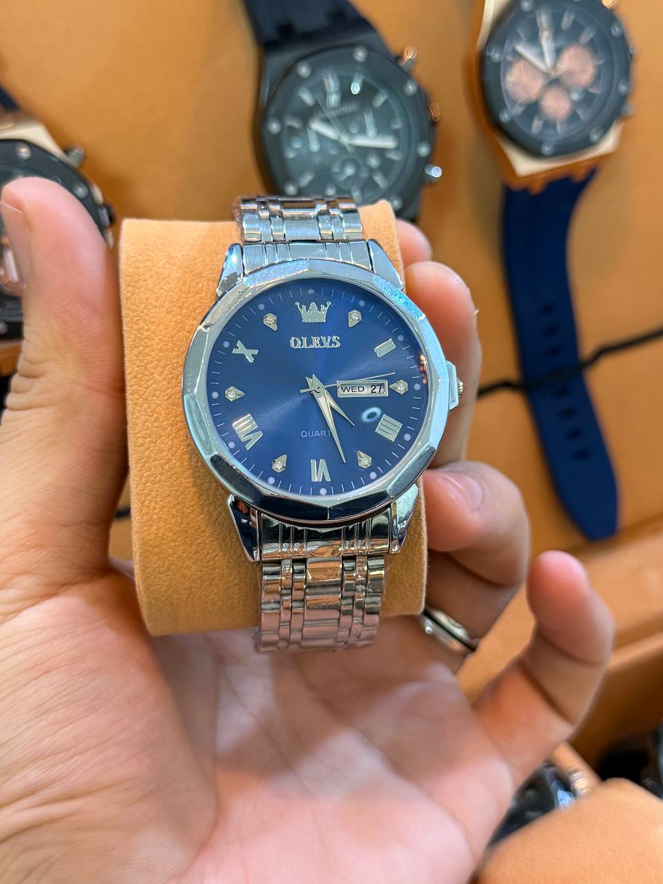 Montre OLEVS Classique Acier Inoxydable