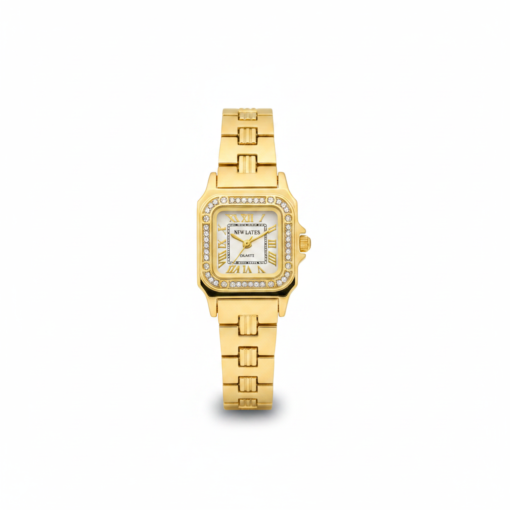Montre Femme Élégante Sertie de Strass