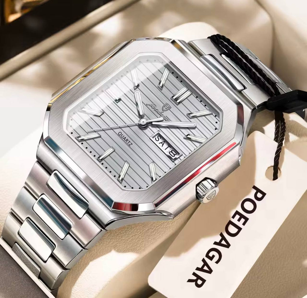 Montre Poedagar Carrée Élégante