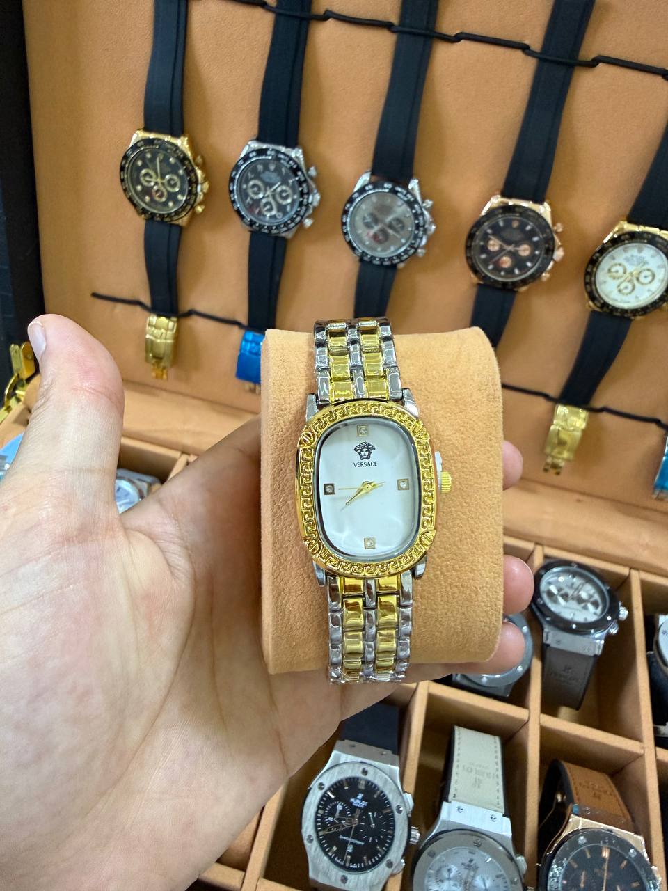 Montre Versace Élégance Bicolore
