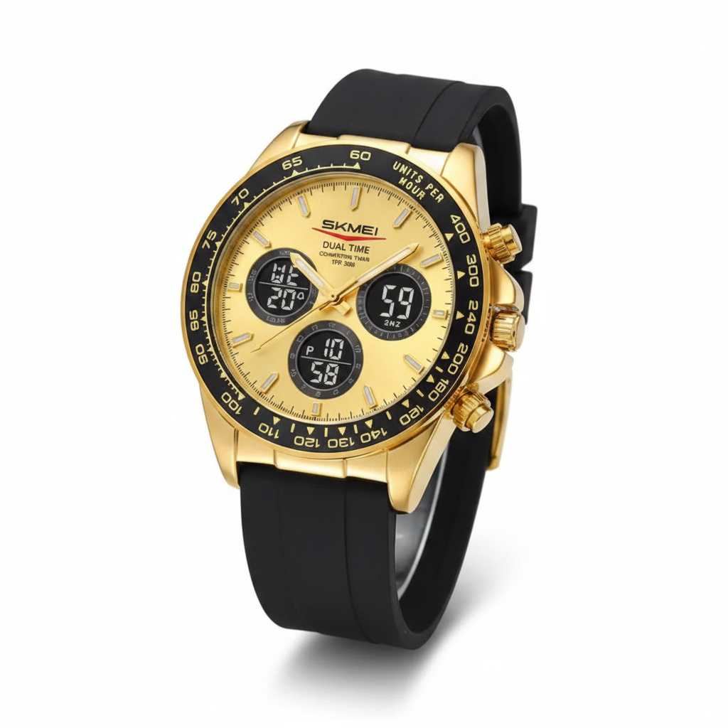 Montre Chronographe SKMEI Dual Time