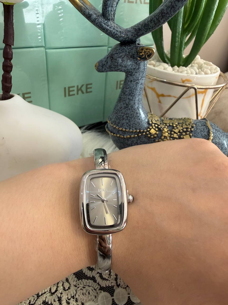 Montre Bracelet Jonc IEKE Élégance Rectangulaire