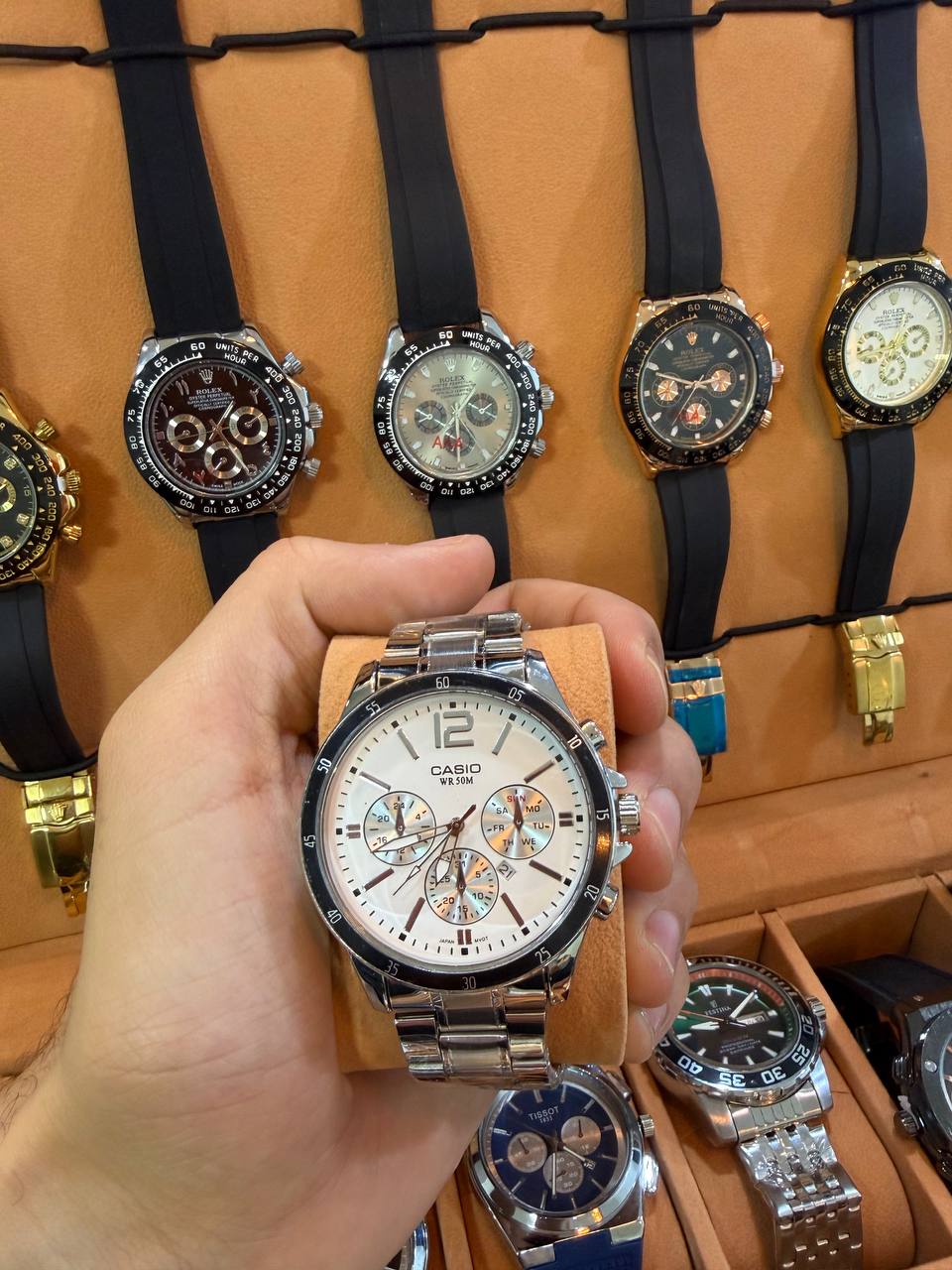 Montre Casio Chronographe Acier Inoxydable