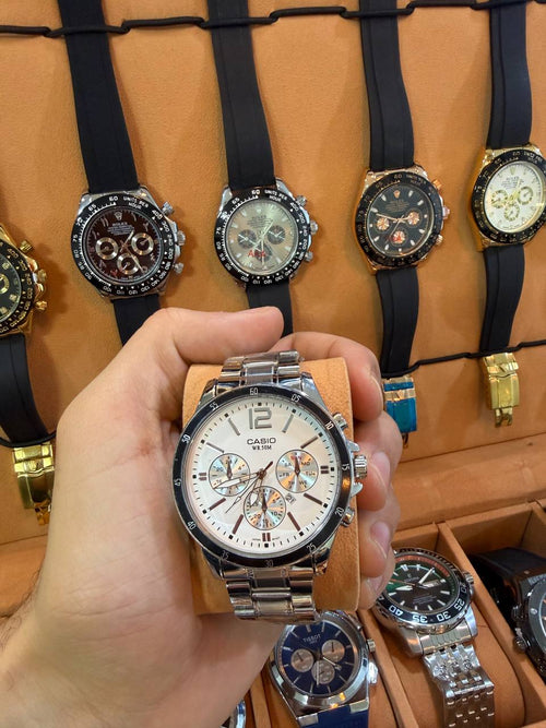 Montre Casio Chronographe Acier Inoxydable