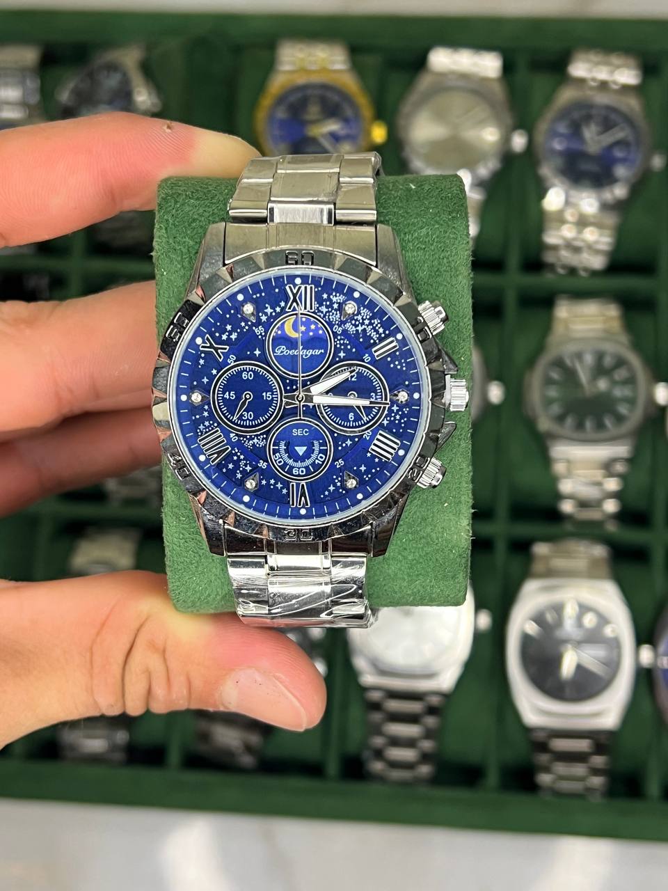 Montre Poedagar Chronographe Céleste