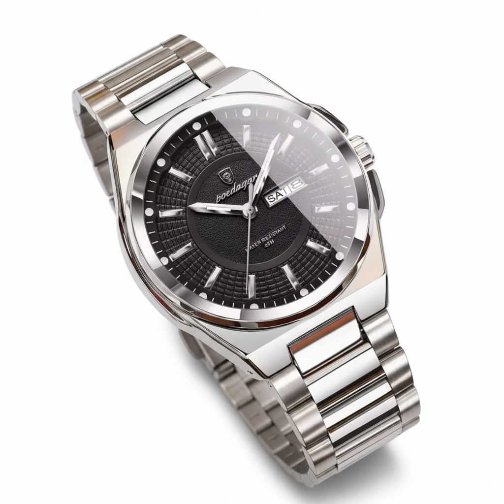 Montre Poedagar Classique Homme Acier Inoxydable