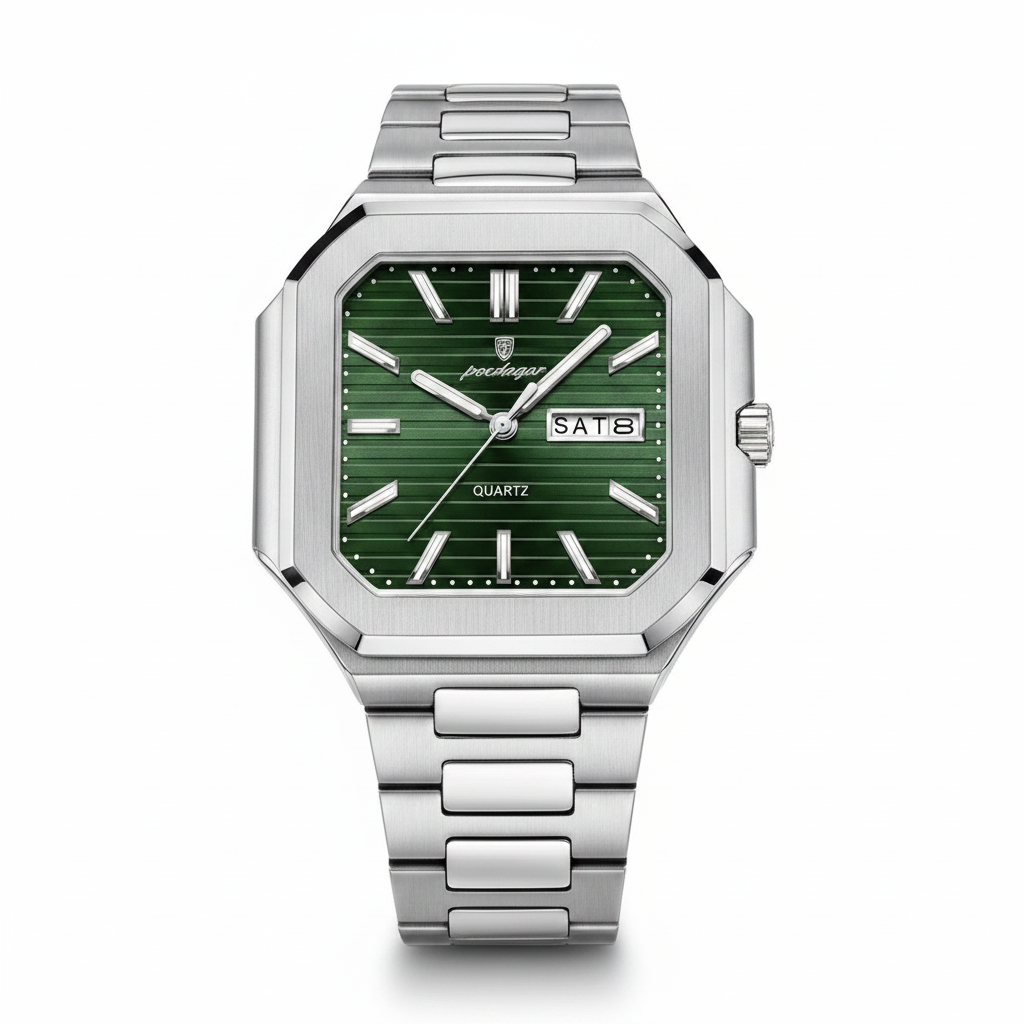 Montre Poedagar Carrée Élégante