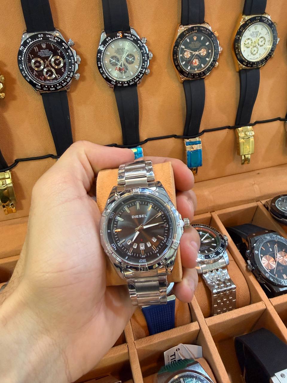 Montre Diesel Acier Dateur