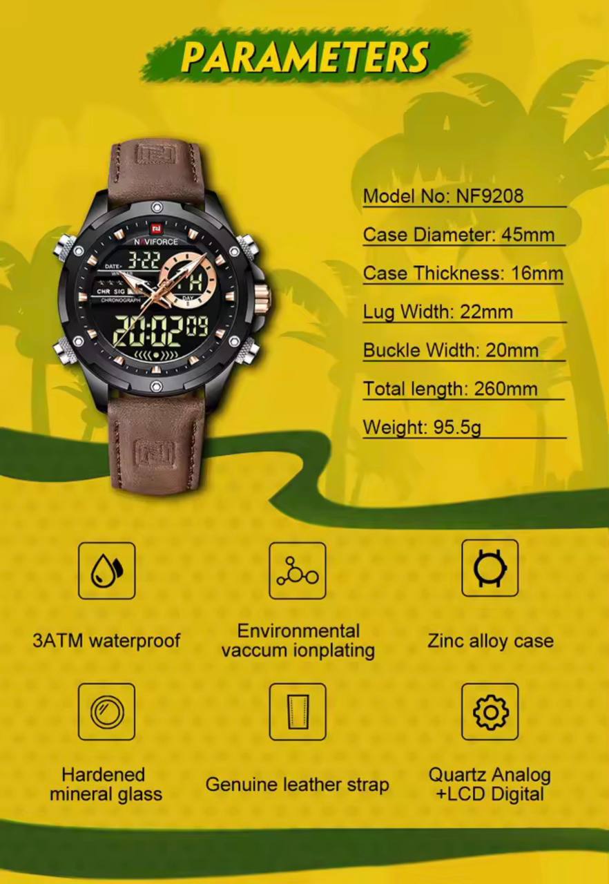 Montre Naviforce Chronographe Homme