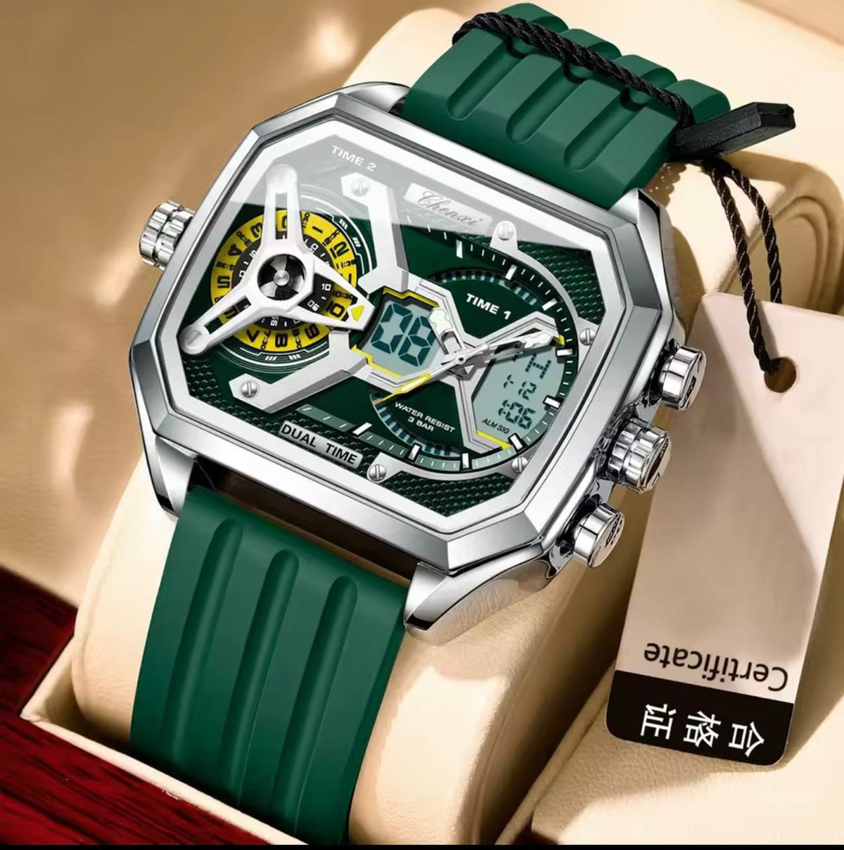Montre Chenxi Dual Time Sport