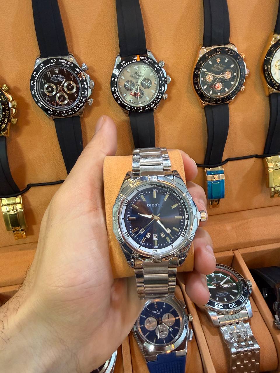 Montre Diesel Acier Dateur