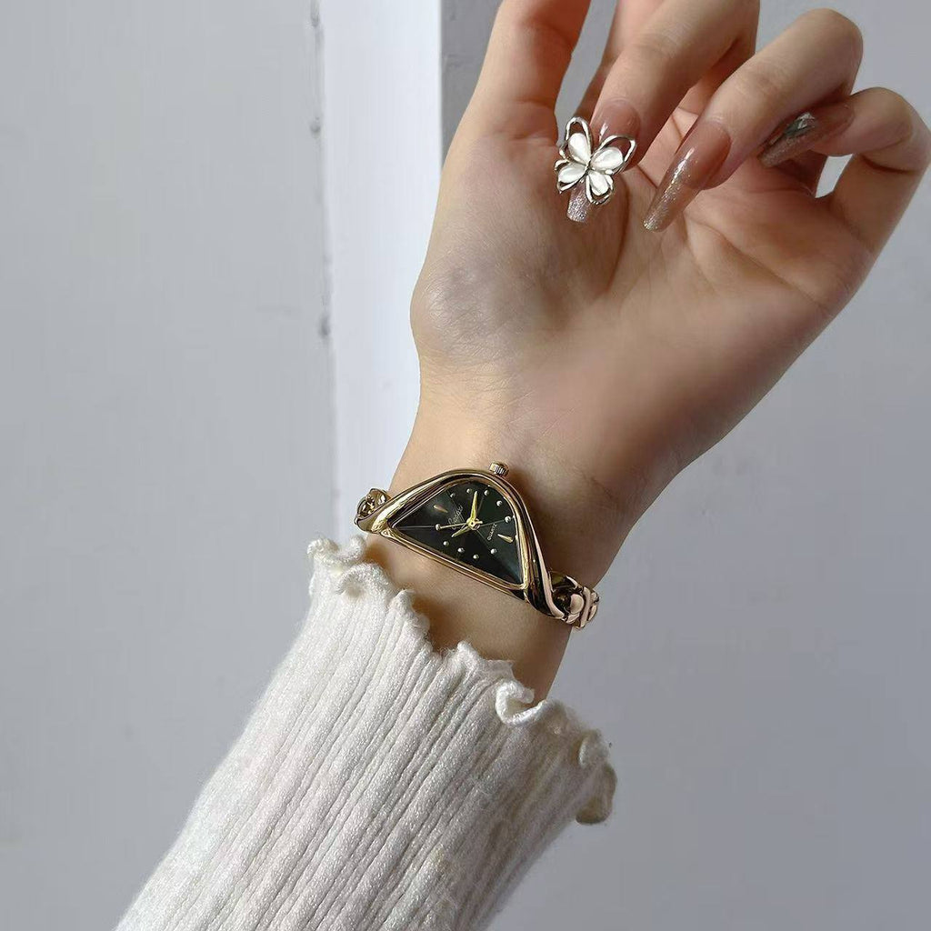 Montre Cacaxi Design Triangle Doré