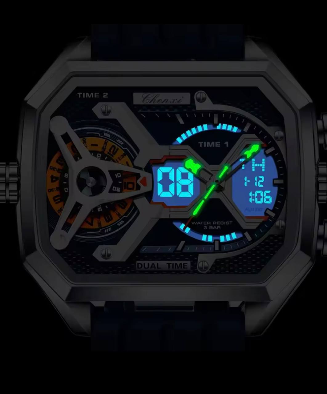 Montre Chenxi Dual Time Sport
