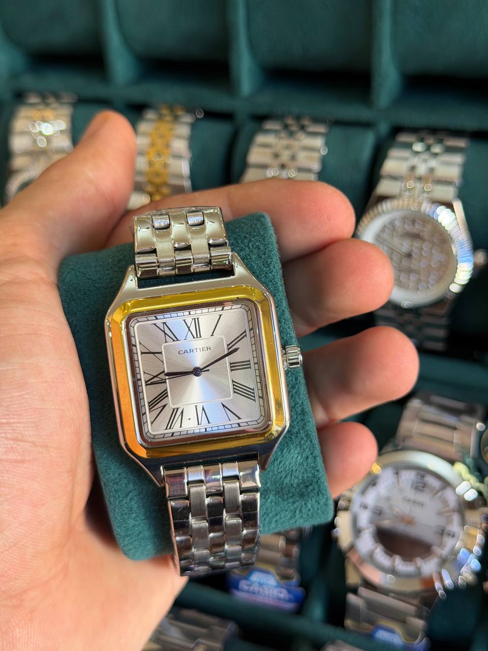 Montre Cartier Santos-Dumont Carrée