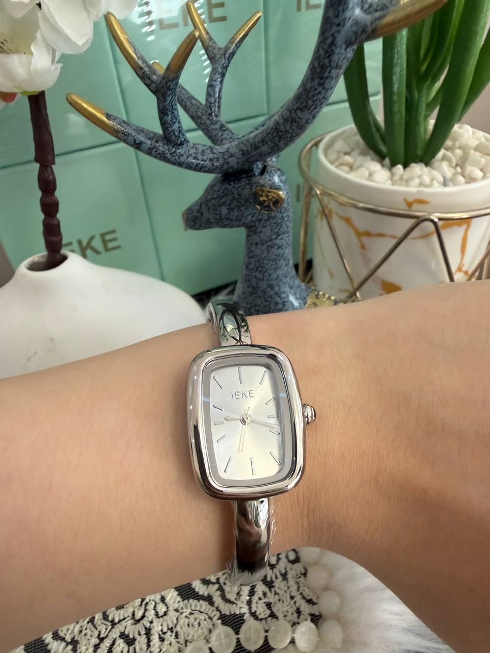 Montre Bracelet Jonc IEKE Élégance Rectangulaire