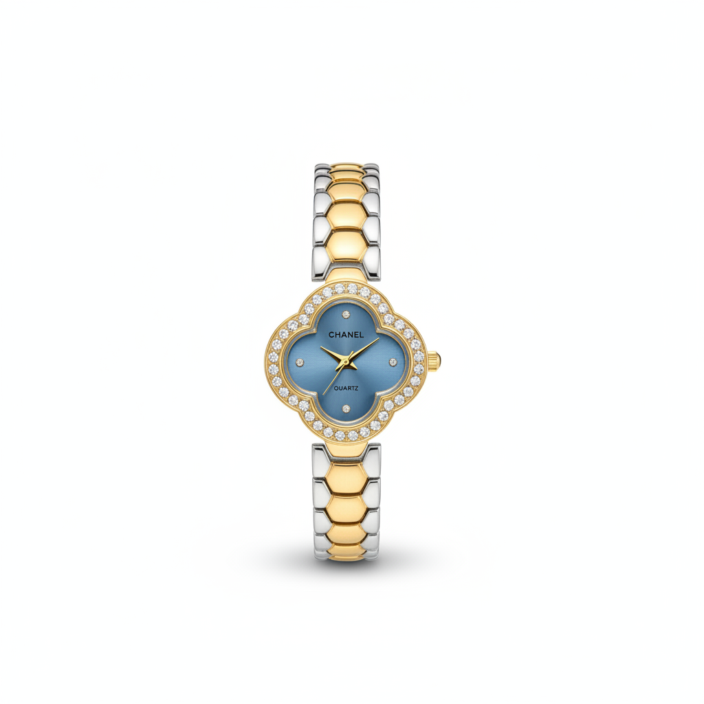 Montre Femme Chanel Trèfle Cristaux
