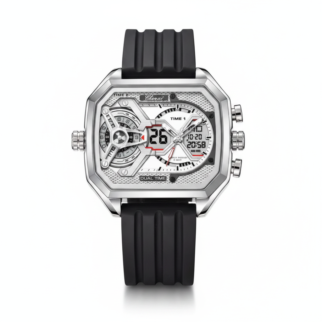 Montre Chenxi Dual Time Sport