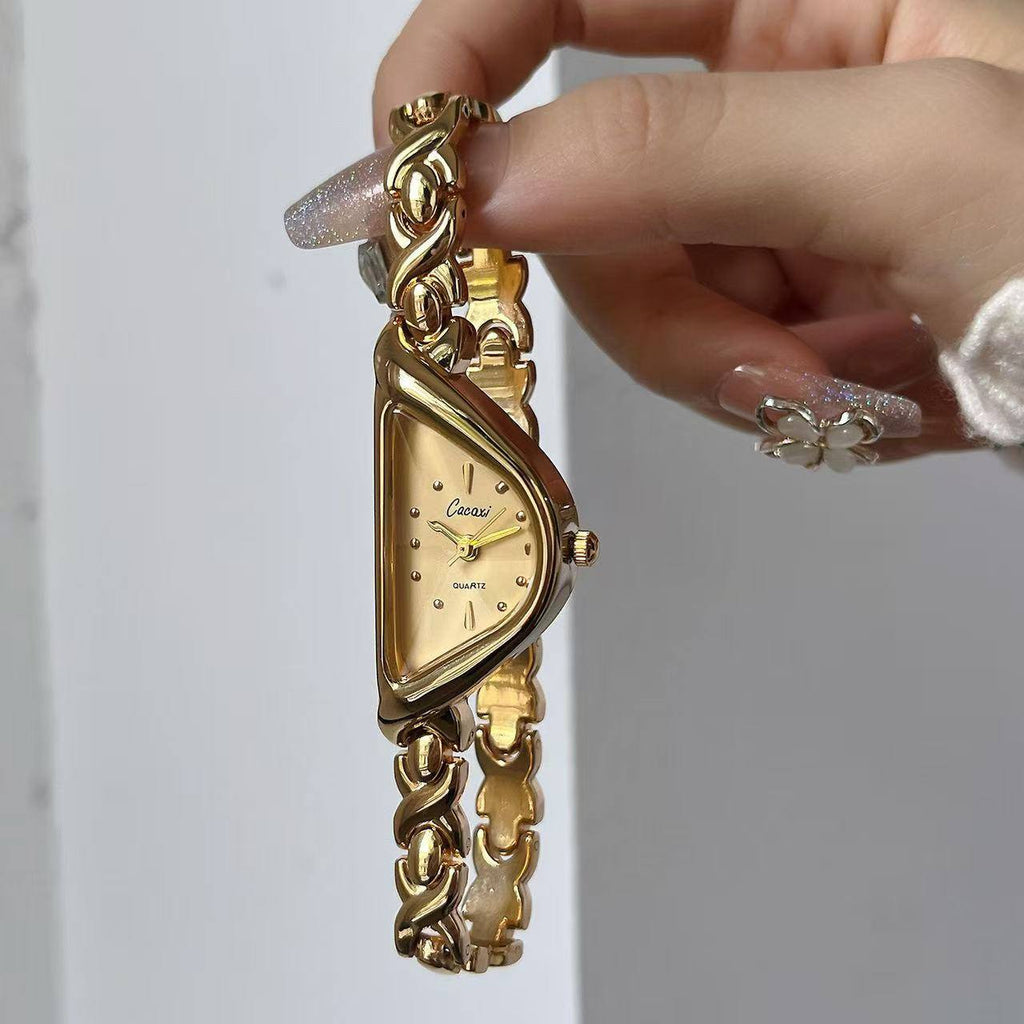 Montre Cacaxi Design Triangle Doré