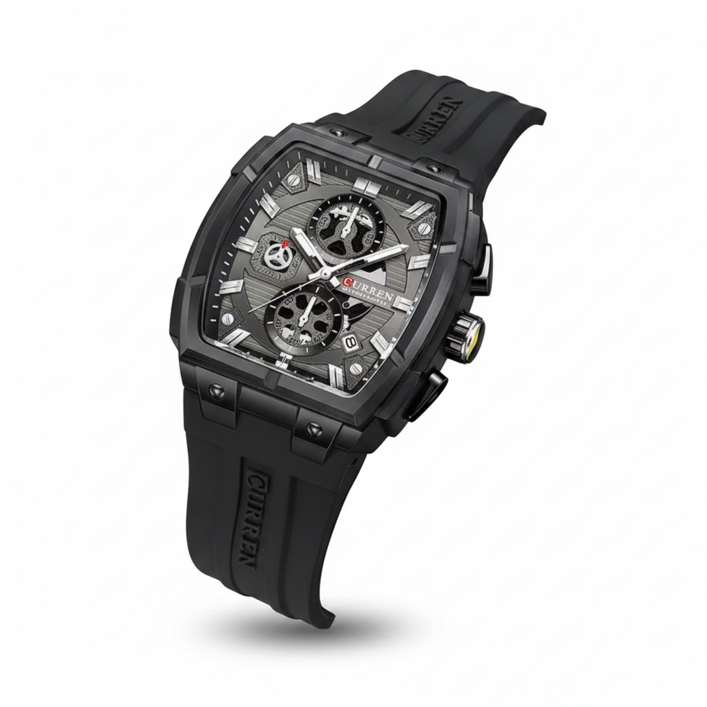 Montre Curren Chronographe Tonneau