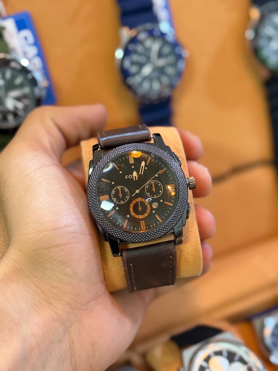 Montre Fossil Chronographe Cuir