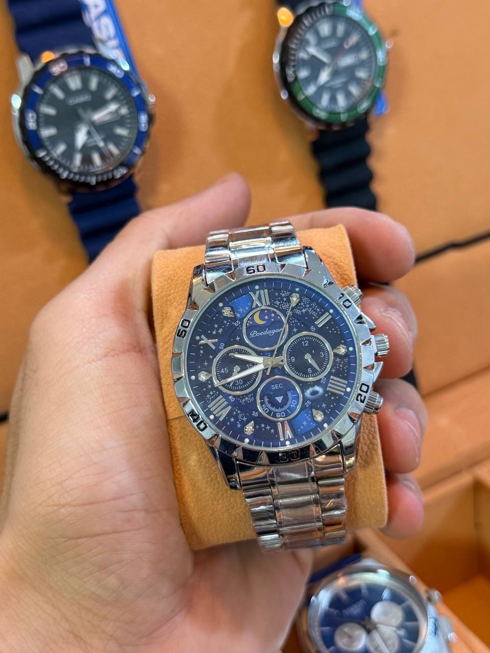 Montre Poedagar Chronographe Céleste
