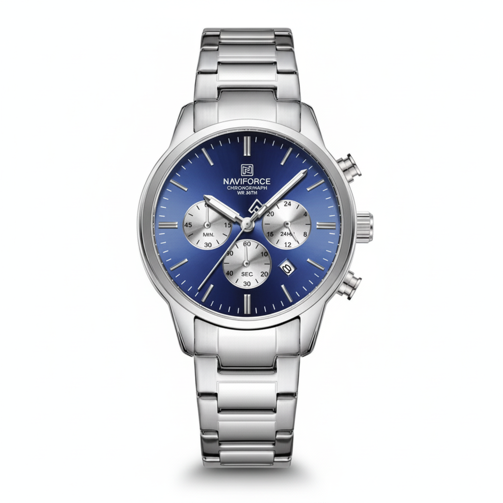 Montre Chronographe Naviforce Acier Inoxydable