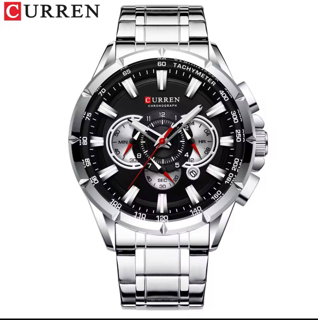 Montre Curren Chronographe Acier Inoxydable