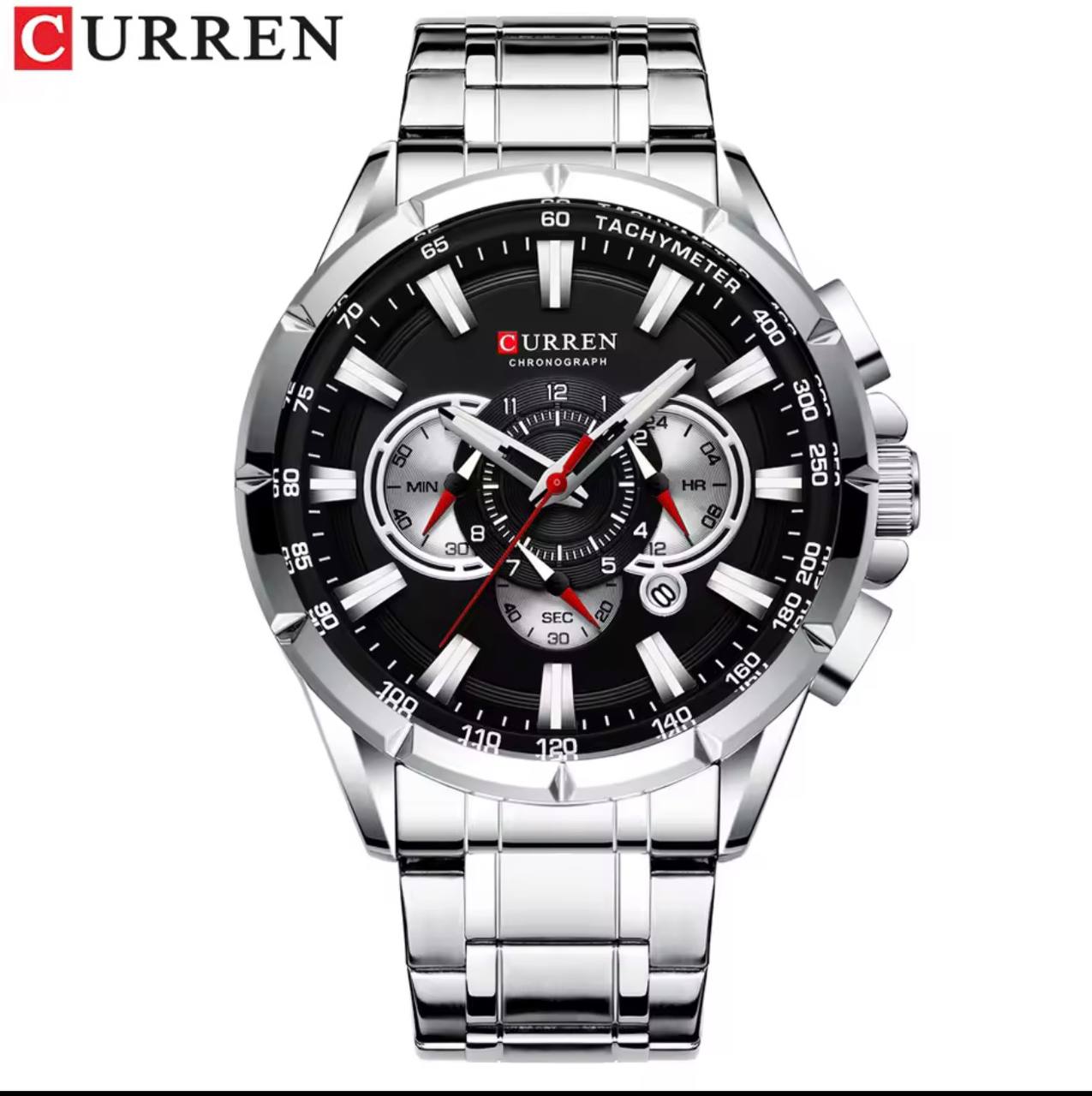 Montre Curren Chronographe Acier Inoxydable